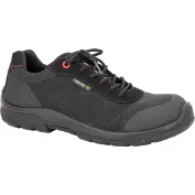 Scarpe Antinfortunistiche Protettive Basse S1P in Rete Tecnica ad Alta Tenacità Indemagliabile 510132 Neri
