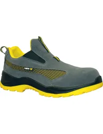 Scarpe Antinfortunistiche Slip On Protettiva Bassa in Crosta Bovina Scamosciata 510211 Neri