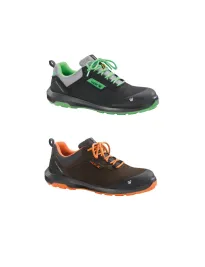 Scarpe Antinfortunistiche Protettive Basse in Pelle Nabuk S3 SRC ESD 510501 Neri