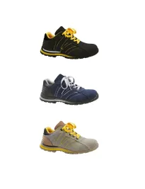 Scarpe Antinfortunistiche Protettive Basse in Crosta Scamosciata S1P HRO SRC 510727 Neri