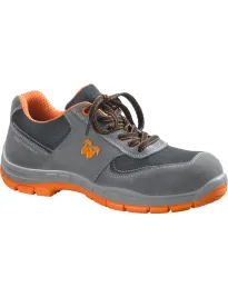 Scarpe Antinfortunistiche Protettive Basse in Crosta Bovina Scamosciata e Tessuto Tecnico S1P SRC 510751 Neri