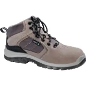 Scarpe Antinfortunistiche Alte in Crosta Bovina Scamosciata 515803 Neri