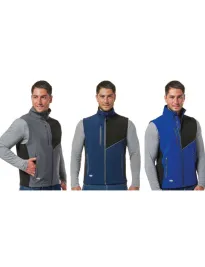 Gilet da Lavoro Logica DAMASCO/1 Imbottito Idropellente Multitasche Softshell