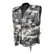 Gilet Mimetico ISSA LINE Multitasche 04019 Estivo 100% Cotone