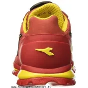 Diadora Glove II Low S3 HRO SRA | Colore Rosso - viste da dietro