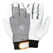 12 Paia - Guanti Da Lavoro Cofra Coldext in Pelle