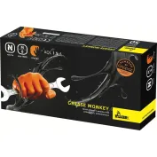 Guanti Monouso in Nitrile senza polvere Arancione - GREASE MONKEY
