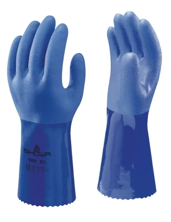 Guante Showa Atlas 660 Con Revestimiento De Pvc De Triple In | Cuotas Sin Interés - Foto 5