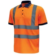 3 Pezzi - Polo da Lavoro Alta Visibilità U-Power Neon
