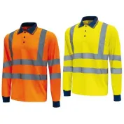 3 Pezzi - Polo da Lavoro Alta Visibilità U-Power Shine