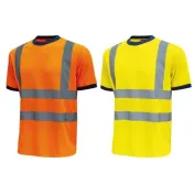 3 Pezzi - T-Shirt da Lavoro Alta Visibilità U-Power Glitter