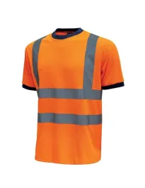 3 Pezzi - T-Shirt da Lavoro Alta Visibilità U-Power Glitter
