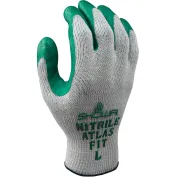 Guanti Showa 350r supporto poliestere/cotone rivestito in Nitrile