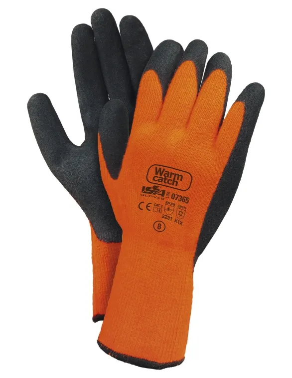 Guanti TERMICI Invernali spalmati in Nitrile - Warm Catch Latex Foam ISSA