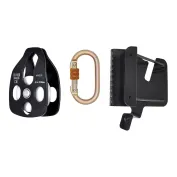 Kit Formato da Puleggia, Piastra e Moschettone AKROBAT AKKITREC30