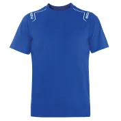 T-shirt Maglietta Elasticizzata TRENTON Sparco in cotone - Royal