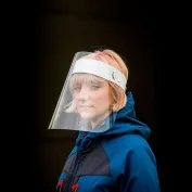 100 pezzi - Visiera APET 300 Micron Portwest CV15