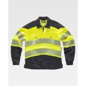 Giacca da Lavoro in Tessuto Elasticizzato Alta Visibilità C2710 - Workteam