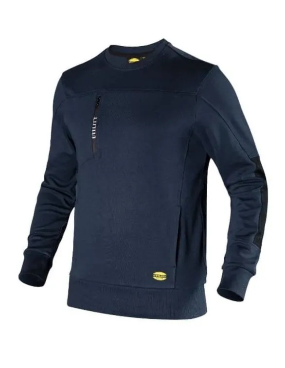 Felpa Mezza Zip Diadora Utility - Uomo, Cotone E Poliestere, Tasche, Per Lavoro - Foto 10