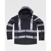 Giacca da Lavoro Workshell Alta Visibilità con Cappuccio S9213 - Workteam