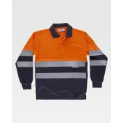 Polo da Lavoro Combinata Alta Visibilità C3870 - Workteam