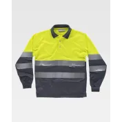 Polo da Lavoro Combinata Alta Visibilità C3870 - Workteam