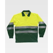 Polo da Lavoro Combinata Alta Visibilità C3870 - Workteam