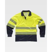 Polo da Lavoro Combinata M/L Alta Visibilità C3896 - Workteam