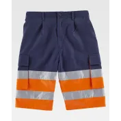 Bermuda da Lavoro Bicolore Alta Visibilità C4005 - Workteam
