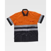 Camicia da Lavoro Manica Corta Alta Visibilità C3811 - Workteam