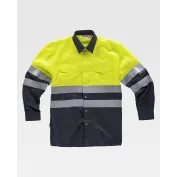 Camicia da Lavoro Manica Lunga Alta Visibilità C3813 - Workteam
