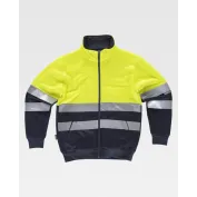 Felpa da Lavoro Mezza Zip Alta Visibilità C9037 - Workteam