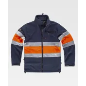 Giacca da Lavoro Workshell C/Cerniera Stretch Alta Visibilità S9520 - Workteam