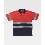 Polo da Lavoro Combinata Alta Visibilità Manica Corta C3867 - Workteam