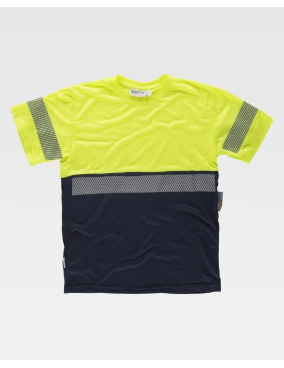 Polo Bicolore In Alta Visibilità A Manica Corta - Foto 3