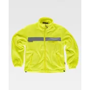 Felpa da Lavoro in Pile con Cerniera Alta Visibilità C4040 - Workteam