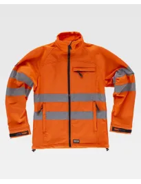 Giacca da Lavoro Workshell Stretch Alta Visibilità S9535 - Workteam