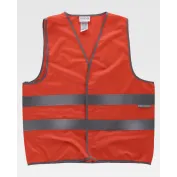 Gilet da Lavoro Chiusura Adattabile Alta Visibilità HVTT02 - Workteam