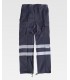 Pantalone da Lavoro Rinforzati con Bande C4016 - Workteam
