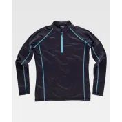 Giacca Sportiva Elasticizzata Mezza Zip S7555 - Workteam