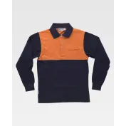 Polo da Lavoro Manica Lunga Alta Visibilità C3842 - Workteam