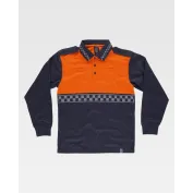 Polo da Lavoro Manica Lunga Alta Visibilità C3856 - Workteam