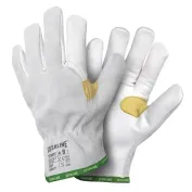 12 Paia - Guanti da lavoro in Pelle Fiore/Crosta - Issa Line