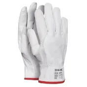 12 Paia - Guanti da lavoro in Pelle di Bovino - Issa Line