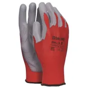 12 Paia - Guanti da lavoro in Poliestere Spalmato PU - Issa Line