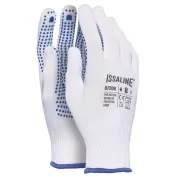 12 Paia - Guanti da Lavoro Polipuntinato PVC - Issa Line