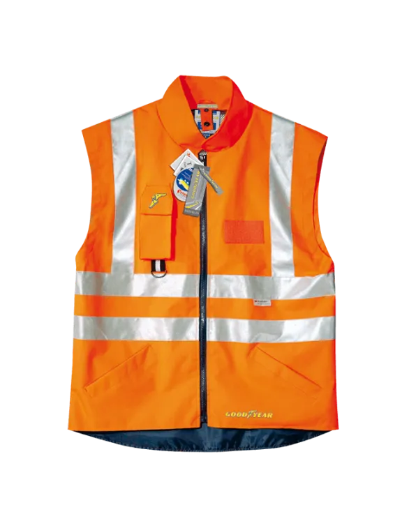 GILET GOODYEAR ALTA VISIBILITA IN POLIESTERE GIALLO S