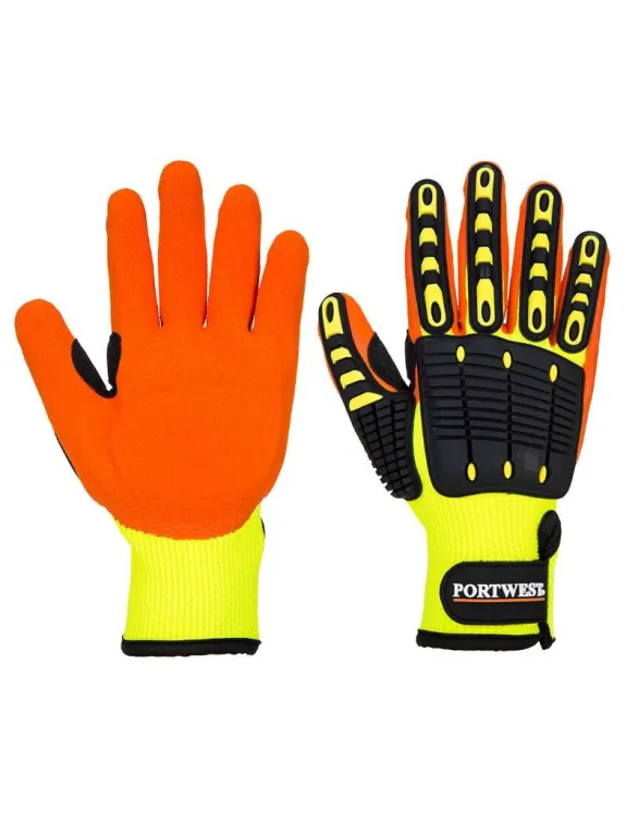 12 Paia Guanti Da Lavoro DK-Safe Flex-Grip 3520 - Taglie 7-11, Rivestimento Lattice Antiscivolo, Norma EN 388 CAT 2