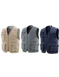 Gilet smanicato uomo da lavoro Husky Blu Trapuntato in Nylon