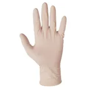 100 Pezzi - Guanti da lavoro Monouso in Lattice - ISSA 07248